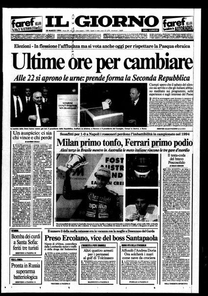 Il giorno del lunedì